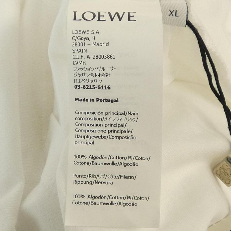 Loewe T-Shirt White XL Translucency