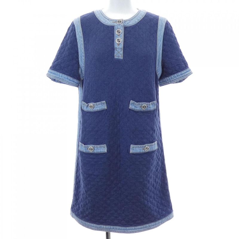 Chanel Dress Navy 38