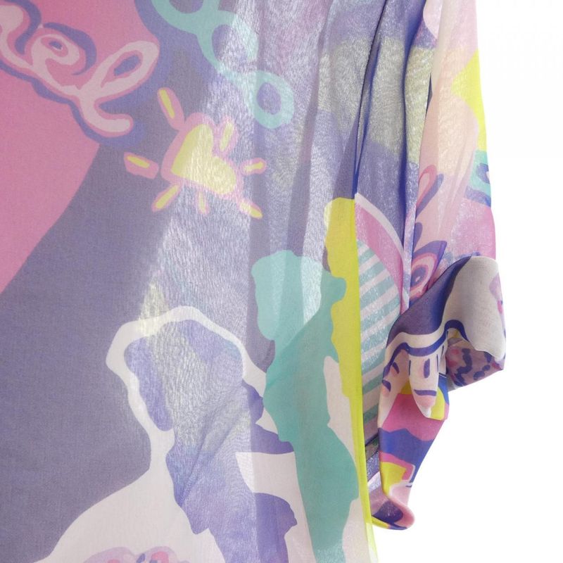 Chanel S/S Shirt Silk Pink Sheer