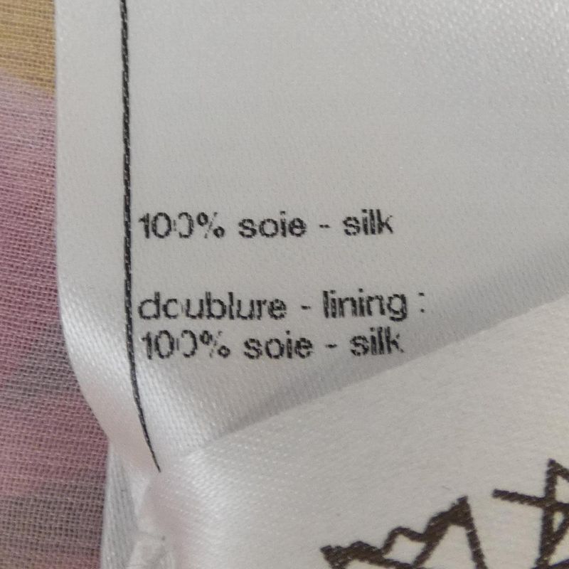 Chanel S/S Shirt Silk Pink Sheer