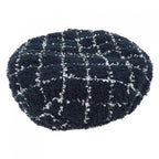 Chanel Cap Cotton White Navy