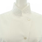 Hermes Mother of Pearl Button Dress White Translucency