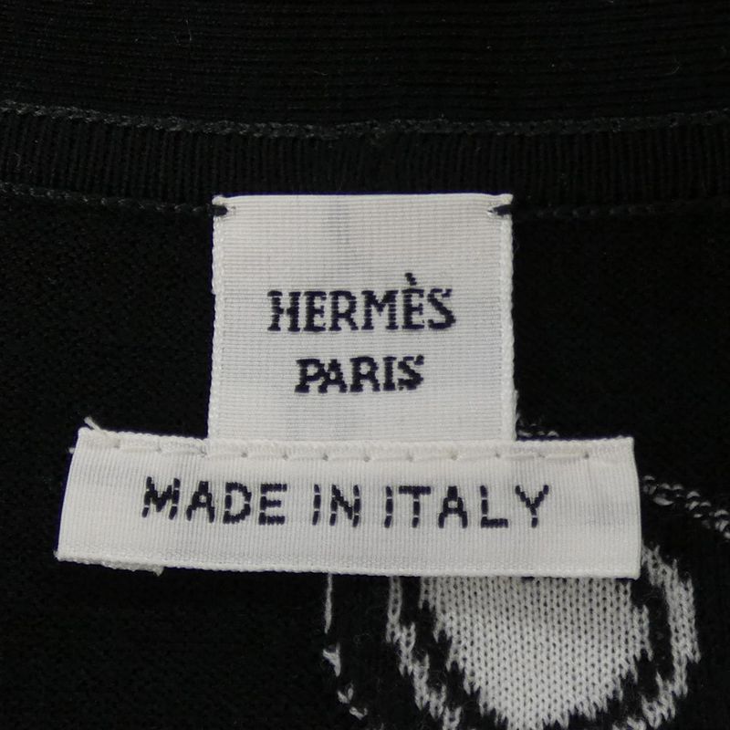 Hermes Candy Libris Bandana Cardigan