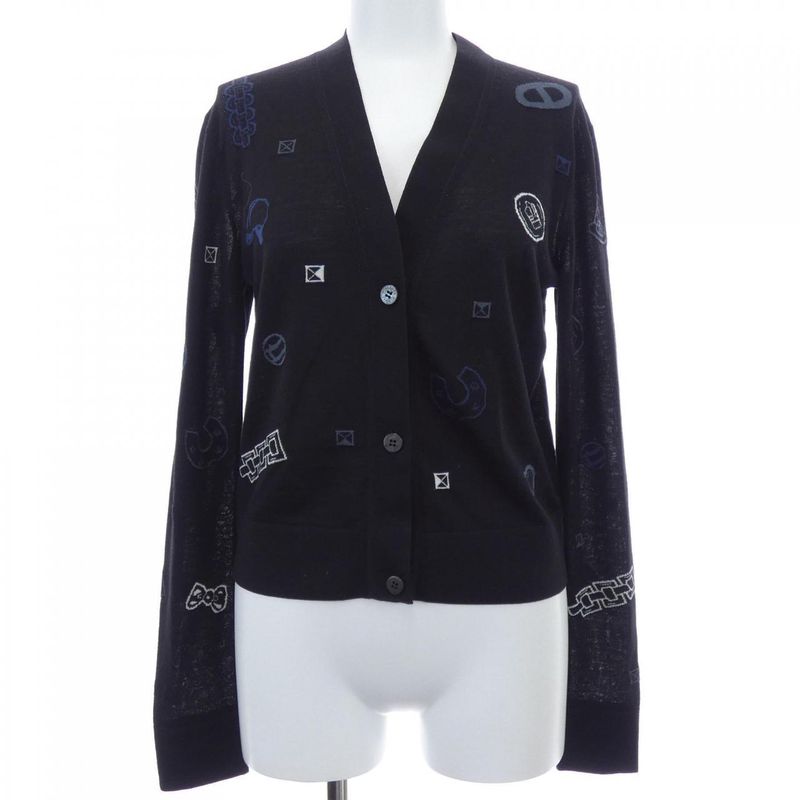 Hermes Candy Libris Bandana Cardigan