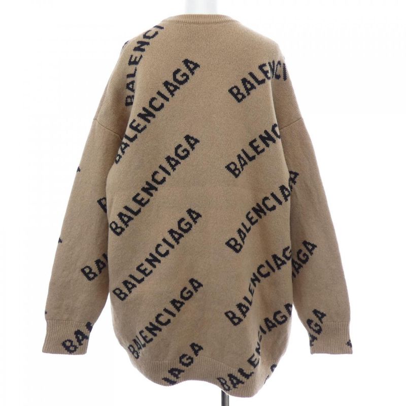 Balenciaga Knit Top Beige