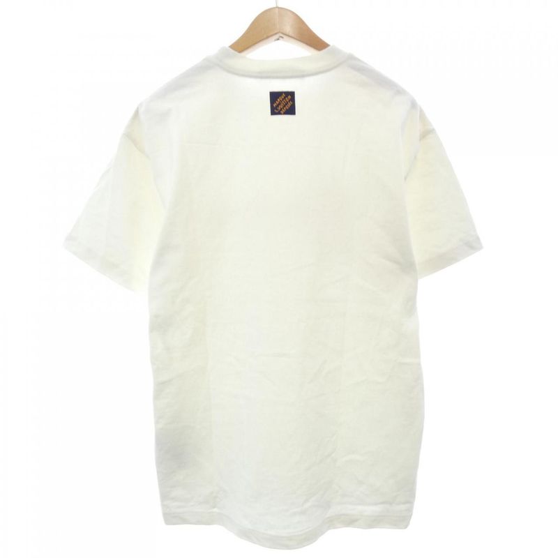 Louis Vuitton Embroidered Short Sleeve T-Shirt White Translucency