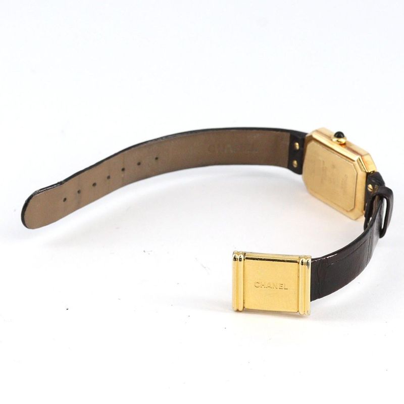 Chanel Premiere YG Quartz Bracelet Dial Color: Black