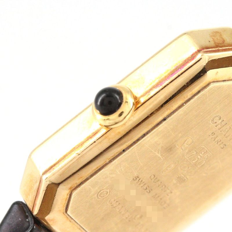 Chanel Premiere YG Quartz Bracelet Dial Color: Black