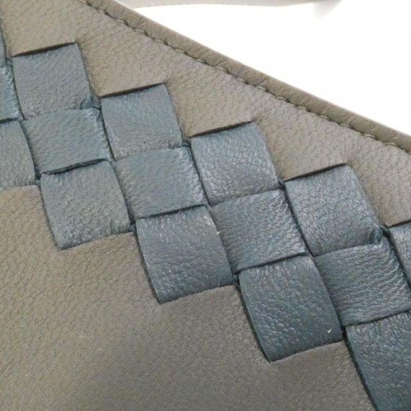 Bottega Veneta Bag Leather Gray New Light
