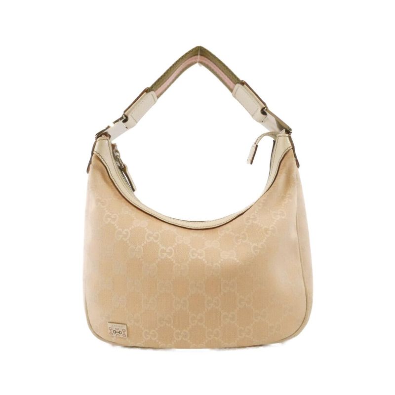 Gucci Shoulder Bag Canvas Pink