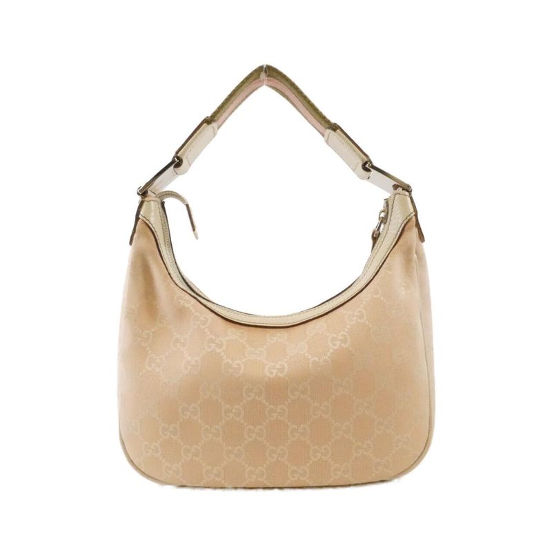 Gucci Shoulder Bag Canvas Pink