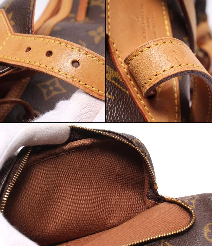 Louis Vuitton Backpack Montsouris MM Monogram Ation. Scuffs. And Dirt.