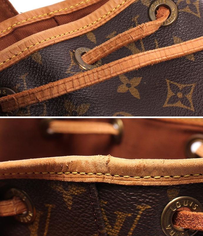 Louis Vuitton Backpack Montsouris MM Monogram Ation. Scuffs. And Dirt.