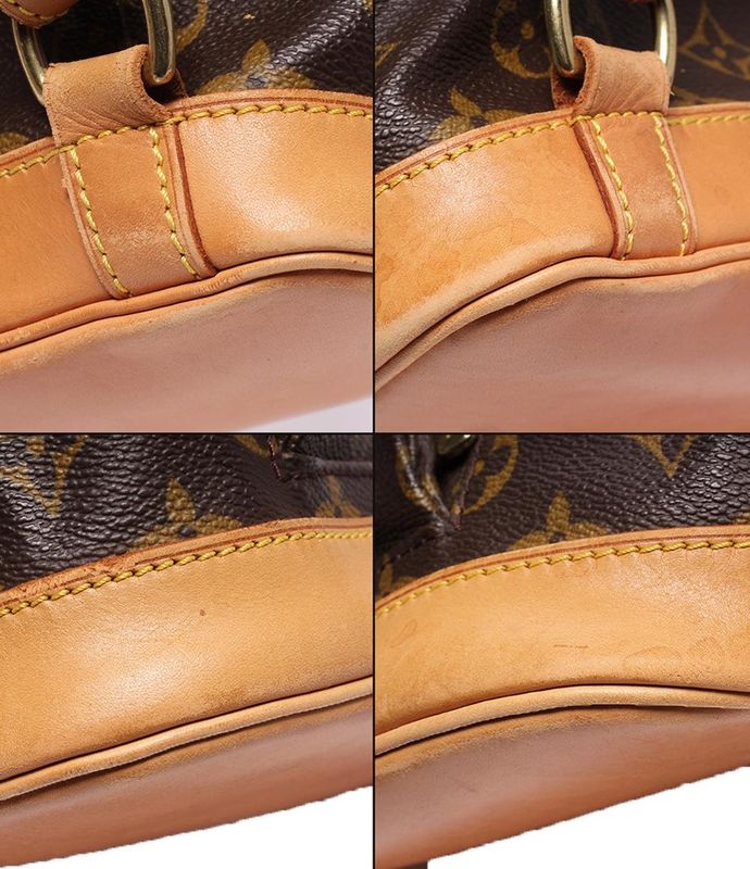 Louis Vuitton Backpack Montsouris MM Monogram Ation. Scuffs. And Dirt.