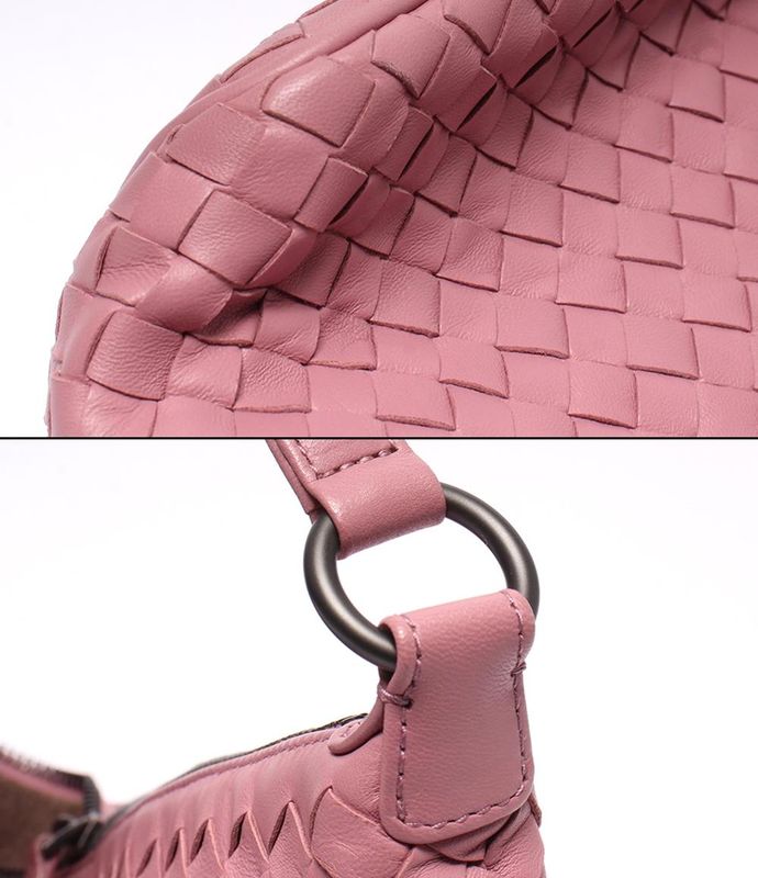Bottega Veneta Handbag Intrecciato Pink