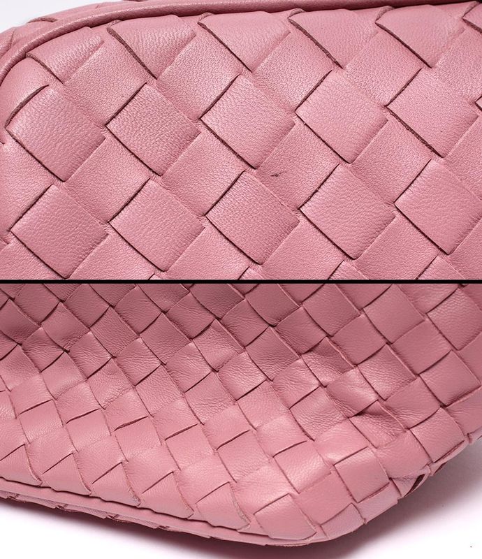 Bottega Veneta Handbag Intrecciato Pink