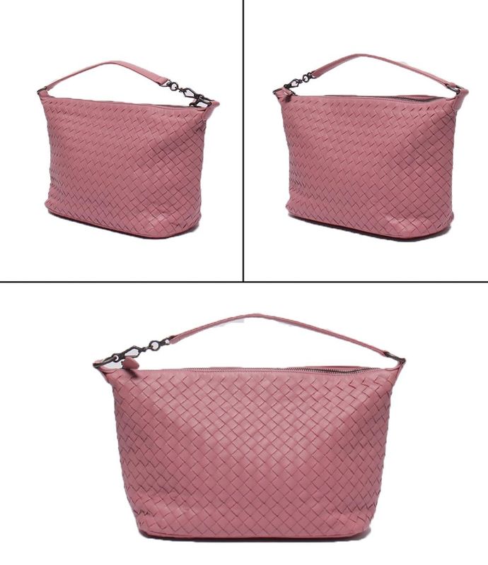 Bottega Veneta Handbag Intrecciato Pink