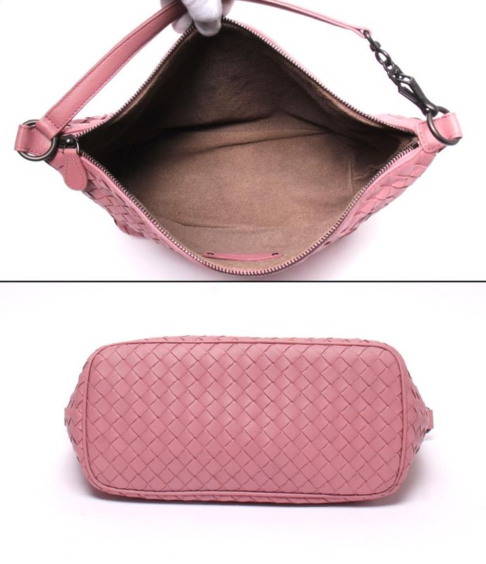 Bottega Veneta Handbag Intrecciato Pink