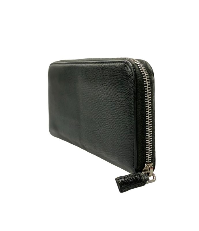 Prada Zip Around Wallet Saffiano