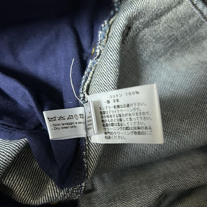 Bottega Veneta Jeans 46 S Dark Navy Light Blue Full Length Dark X Light