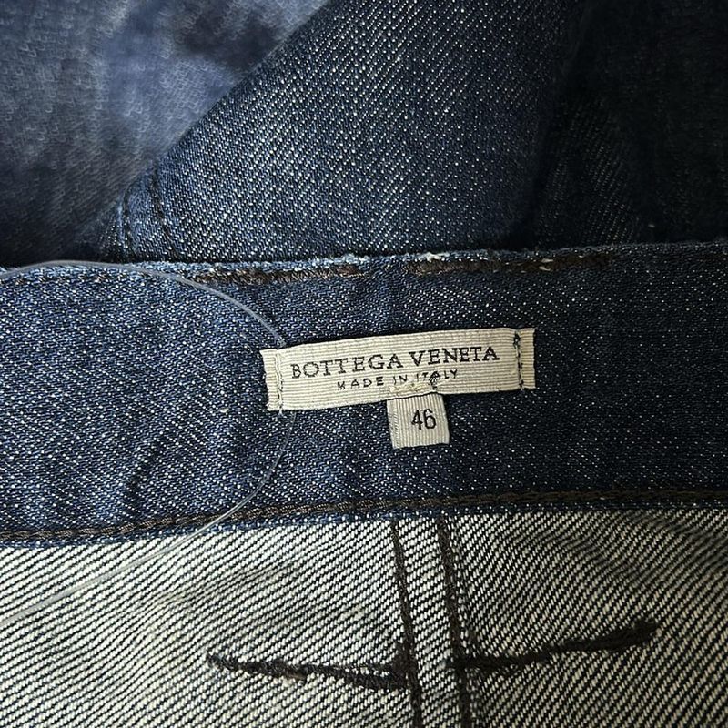 Bottega Veneta Jeans 46 S Dark Navy Light Blue Full Length Dark X Light