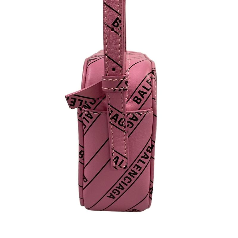 Balenciaga Shoulder Bag Everyday XS Pink Black Leather X