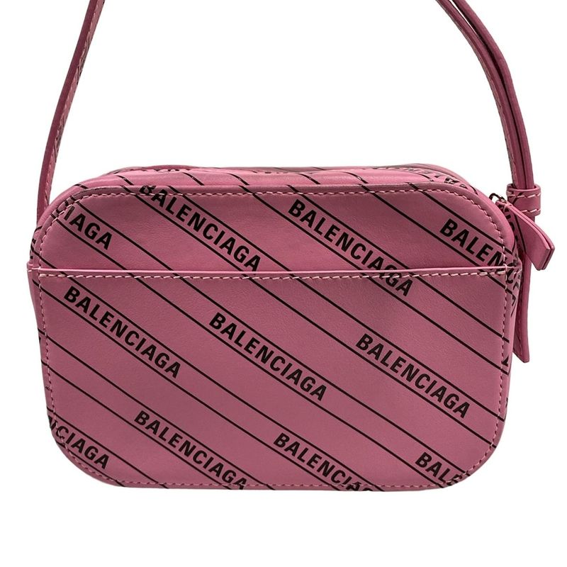 Balenciaga Shoulder Bag Everyday XS Pink Black Leather X