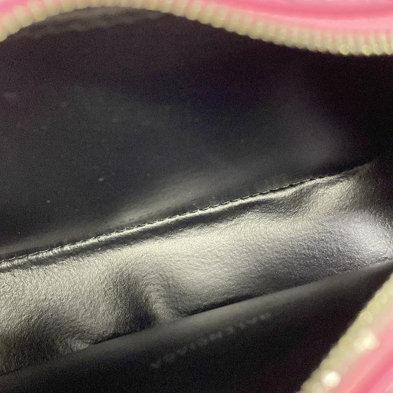 Balenciaga Shoulder Bag Everyday XS Pink Black Leather X