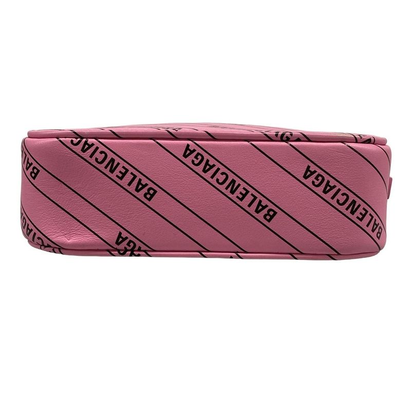 Balenciaga Shoulder Bag Everyday XS Pink Black Leather X