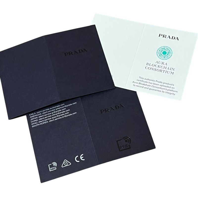 Prada Robot Pink Silver Gold Leather Metal Key Holder Charm