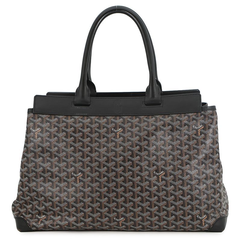 Goyard Tote Belle Chasse MM Leather Black