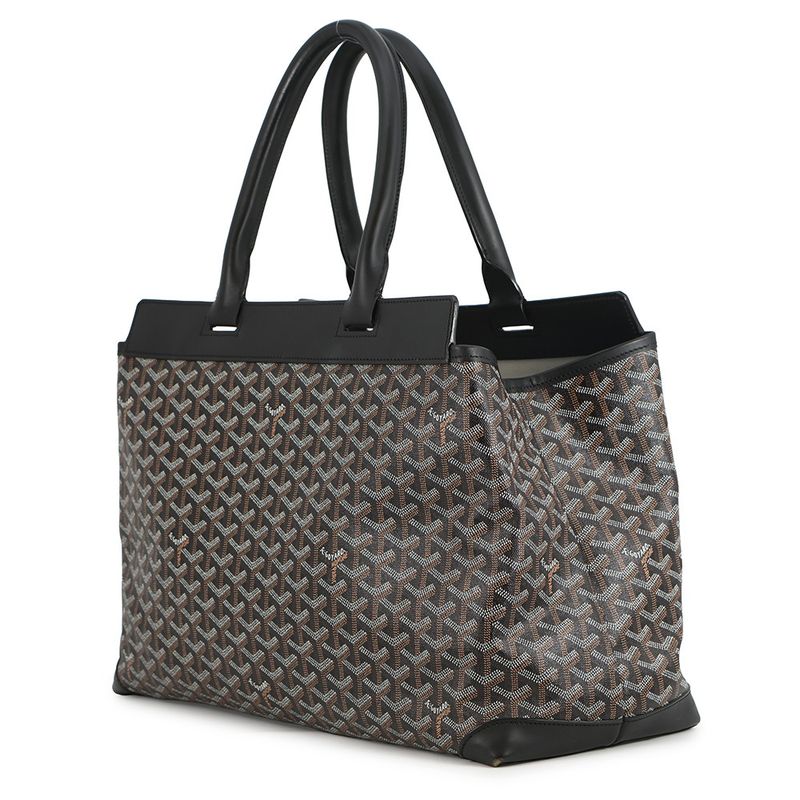 Goyard Tote Belle Chasse MM Leather Black