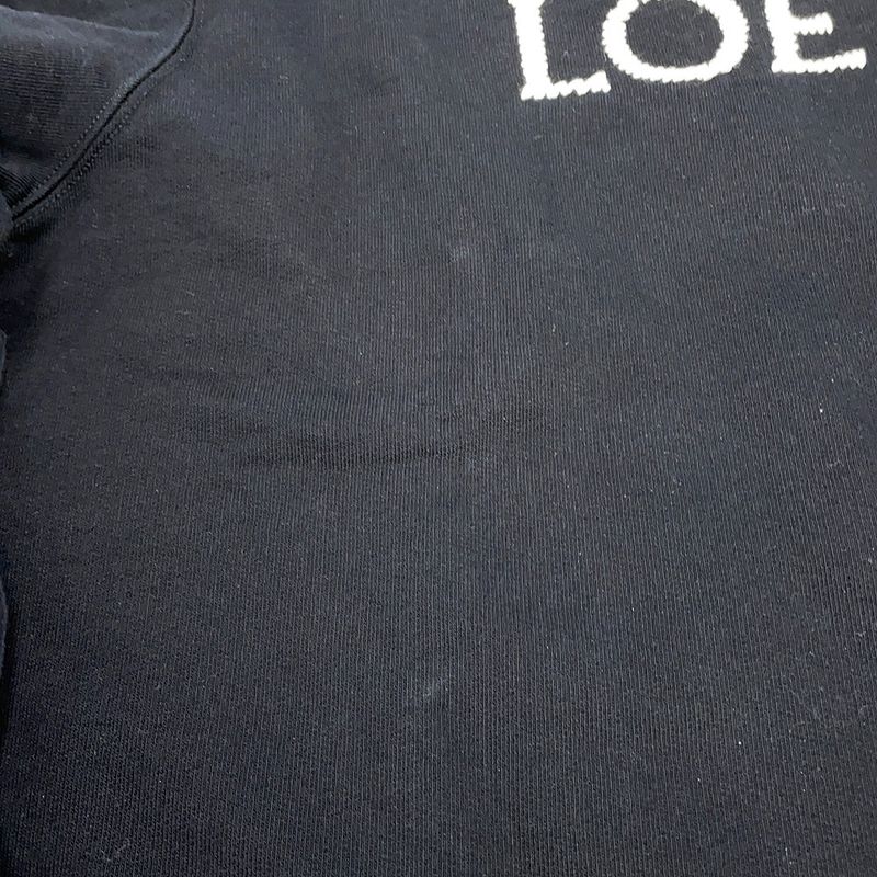 Loewe Sweatshirt Logo Embroidery Regular Fit XXL Black White