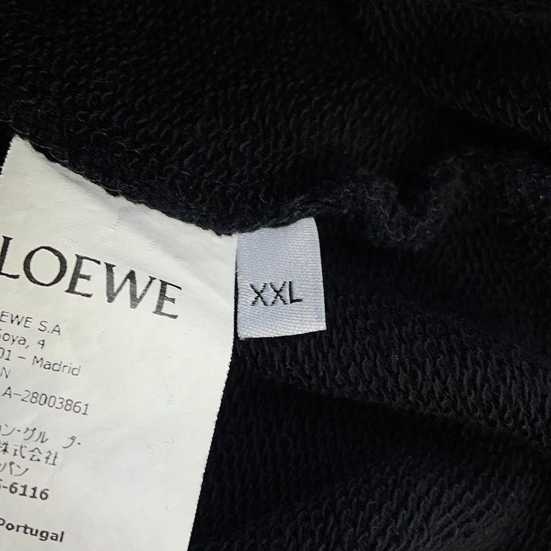 Loewe Sweatshirt Logo Embroidery Regular Fit XXL Black White