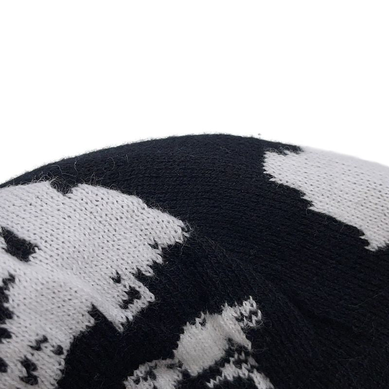 Louis Vuitton Knit Hat Beanie LV Fit Black White Green