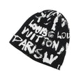 Louis Vuitton Knit Hat Beanie LV Fit Black White Green