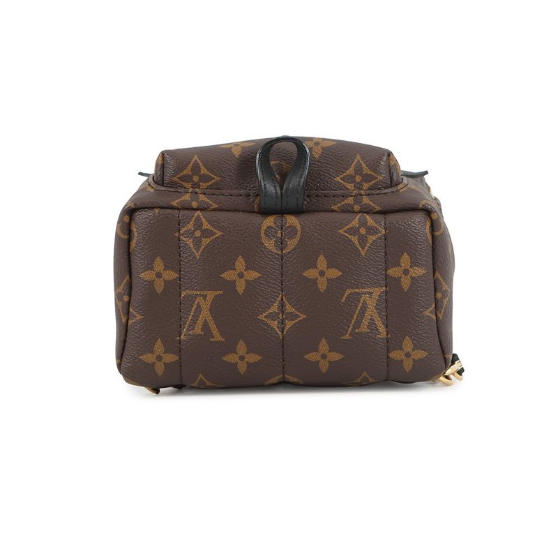 Louis Vuitton Backpack Monogram Palm Spring Mini Noir Black
