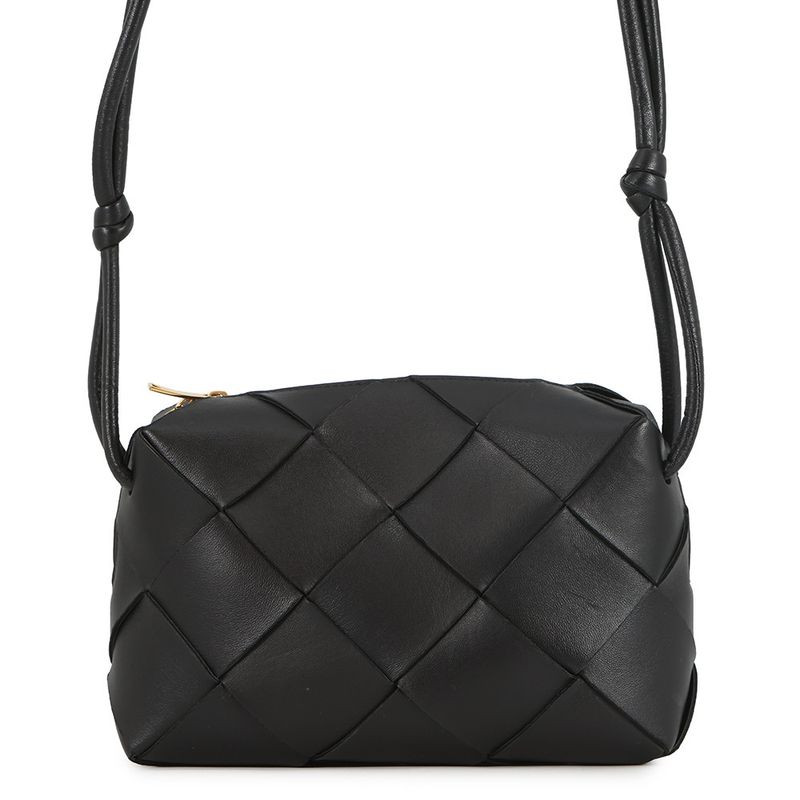 Bottega Veneta Shoulder Bag Intrecciato Small Cassette Lambskin