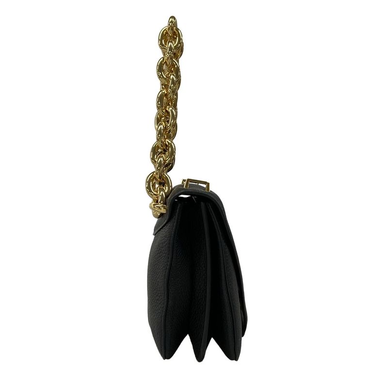 Bottega Veneta Handbag Mount Black Chain Handle Leather