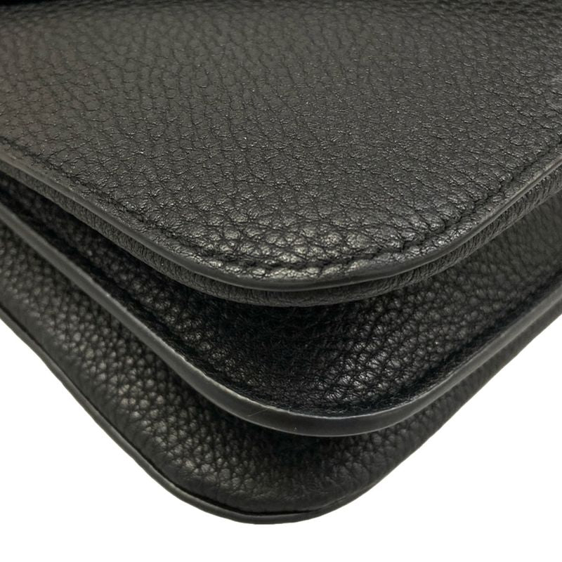 Bottega Veneta Handbag Mount Black Chain Handle Leather