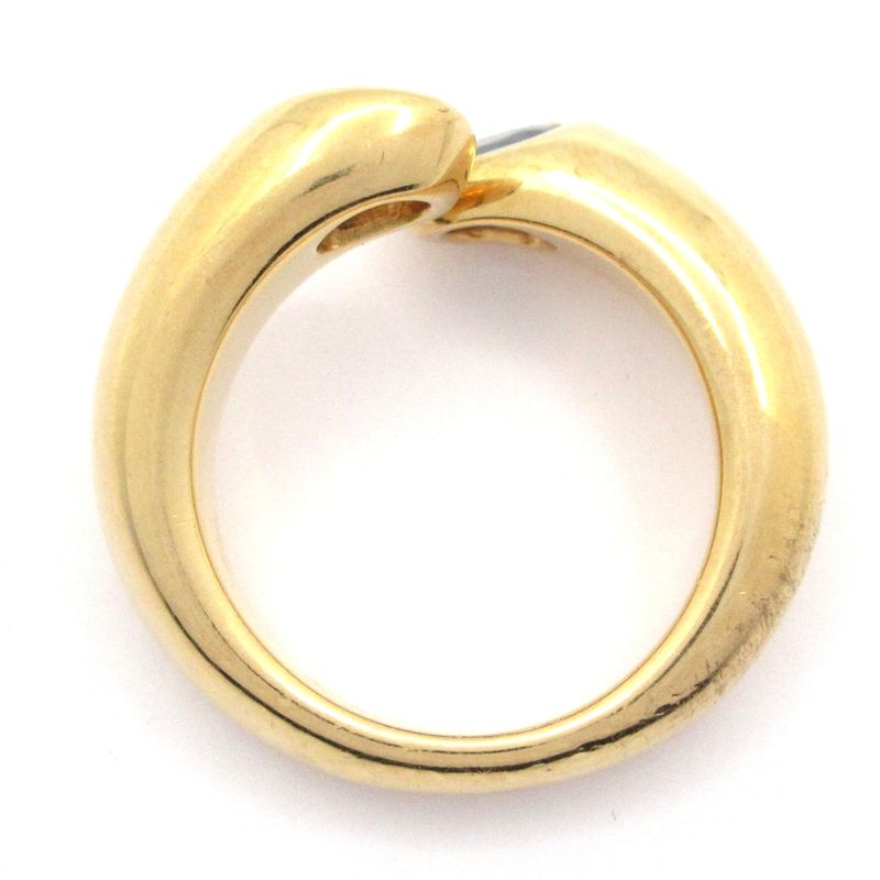 Cartier Ring 51 Ellipse Dedicated 18K Yellow Gold Sapphire