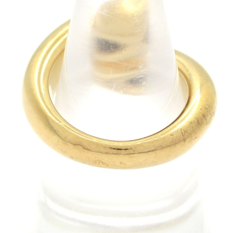 Cartier Ring 51 Ellipse Dedicated 18K Yellow Gold Sapphire