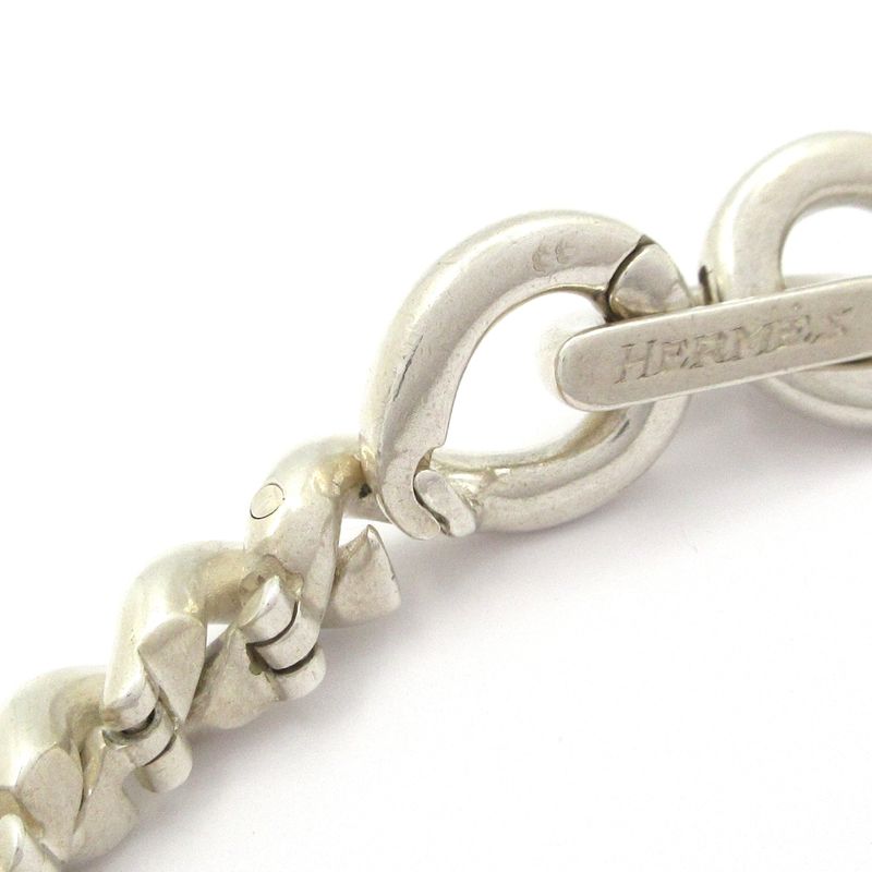 Hermes Necklace Torsade Silver