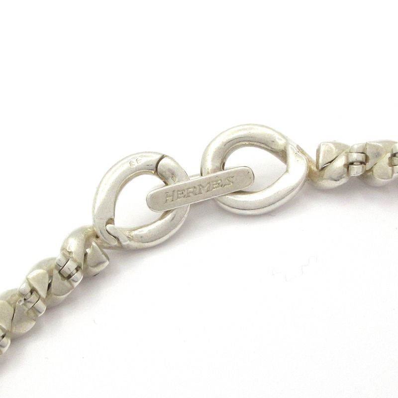 Hermes Necklace Torsade Silver