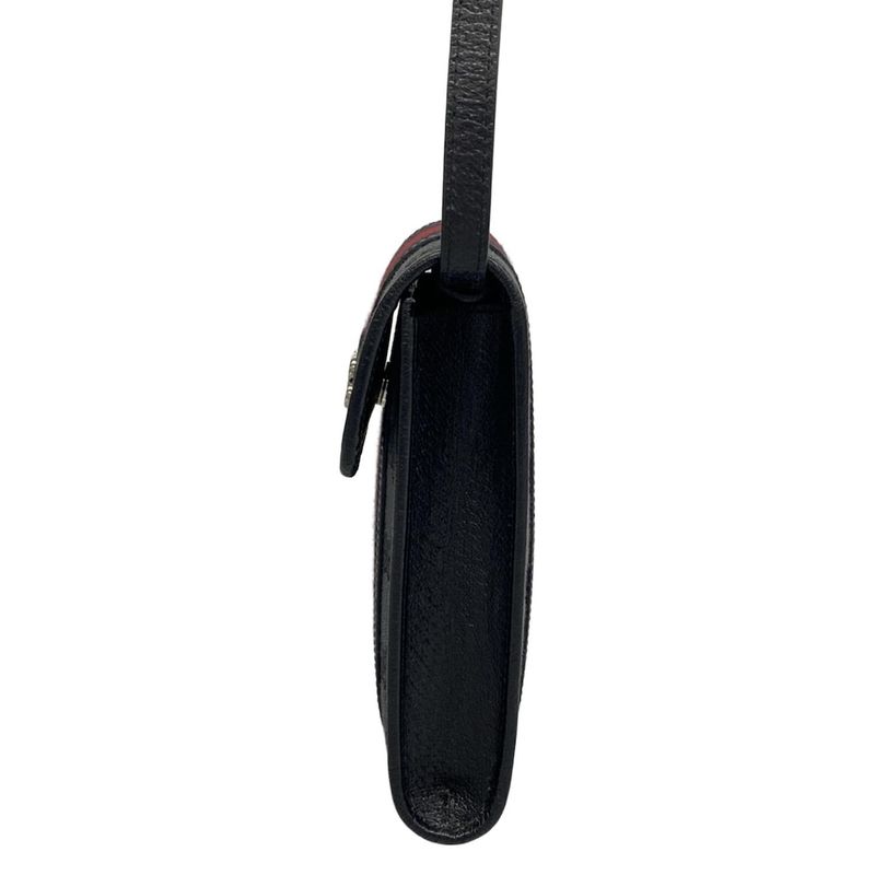 Balenciaga Shoulder Bag the Hacker Project Phone Black Dark Navy Dark X Red