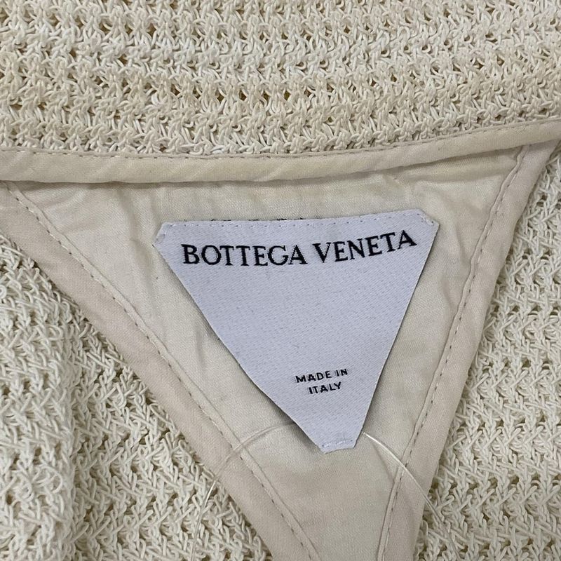 Bottega Veneta Jacket 40 M Ivory Knit Spring Autumn Cotton
