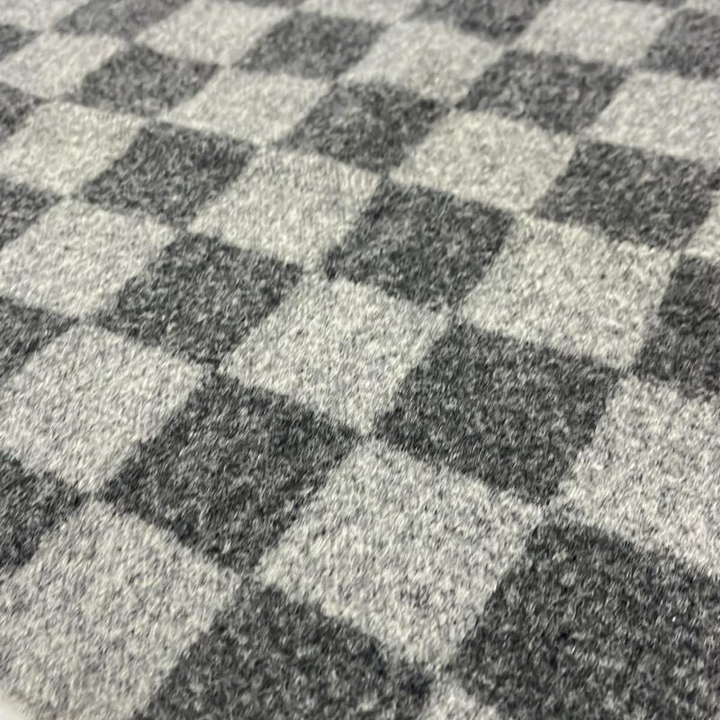 Fendi Scarf Gray Dark Pecan Wool X Dark