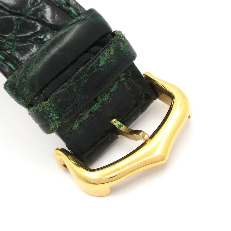 Cartier Watch Must Tank Vermeil 925 Leather Ivory