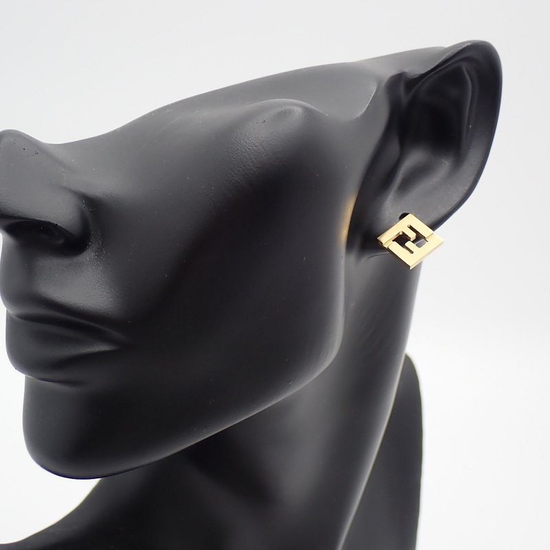 Fendi Forever Earrings Gold