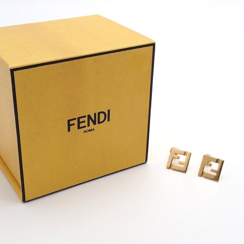 Fendi Forever Earrings Gold